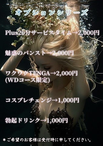 MERMAIDオリジナルオプション！！
