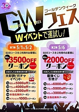 GWフェス!!