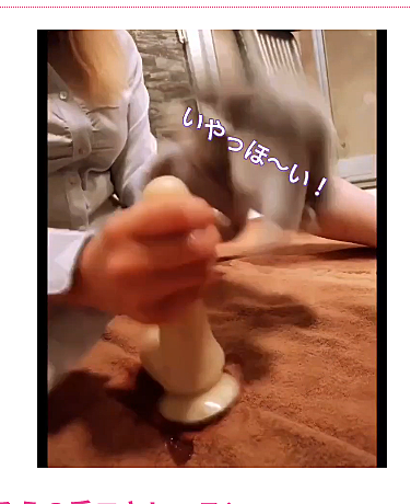 『面白動画』パオぞうの手コキレッスン