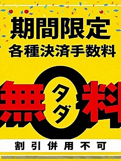 各種決済手数料無料